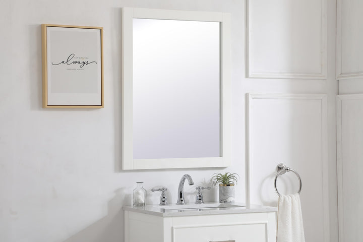 Aqua Rectangle Mirror by Elegant - view 45