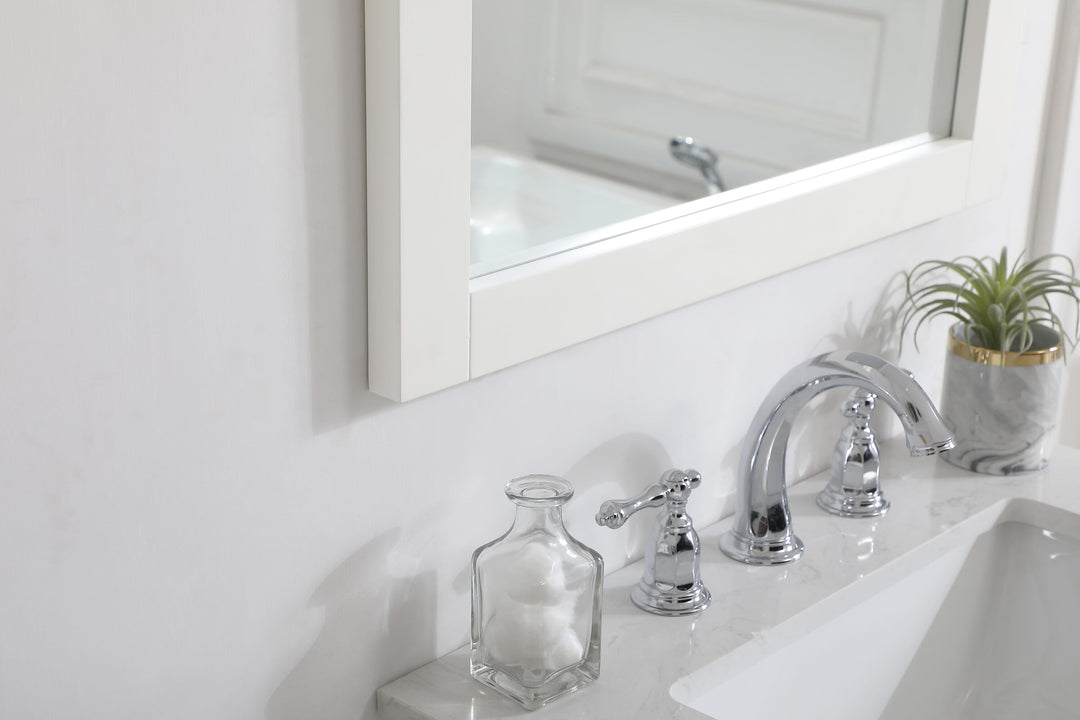 Aqua Rectangle Mirror by Elegant - view 47