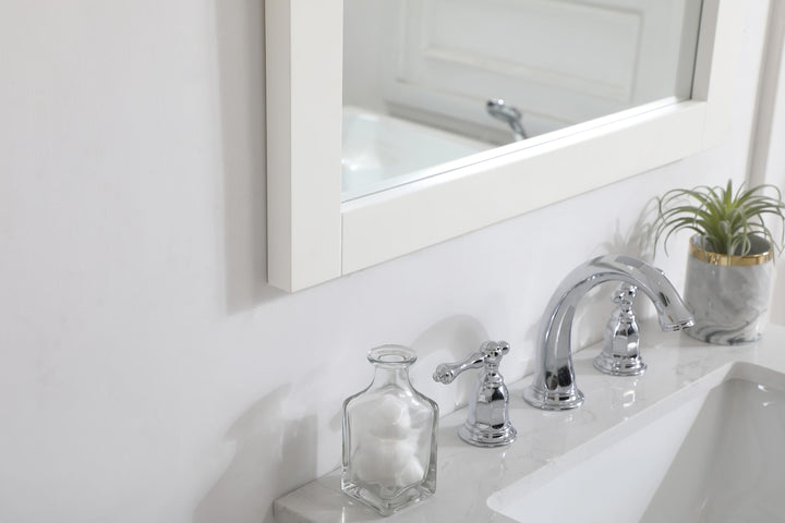Aqua Rectangle Mirror by Elegant - view 47
