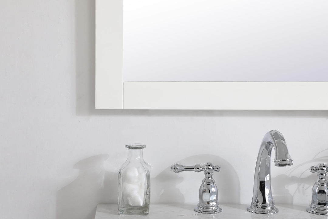 Aqua Rectangle Mirror by Elegant - view 48