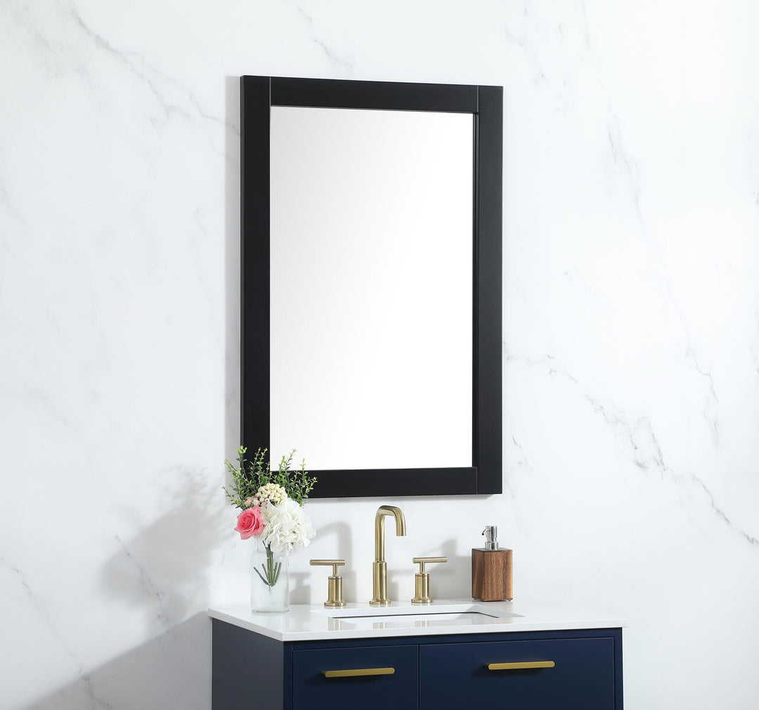 Aqua Rectangle Mirror by Elegant - view 51