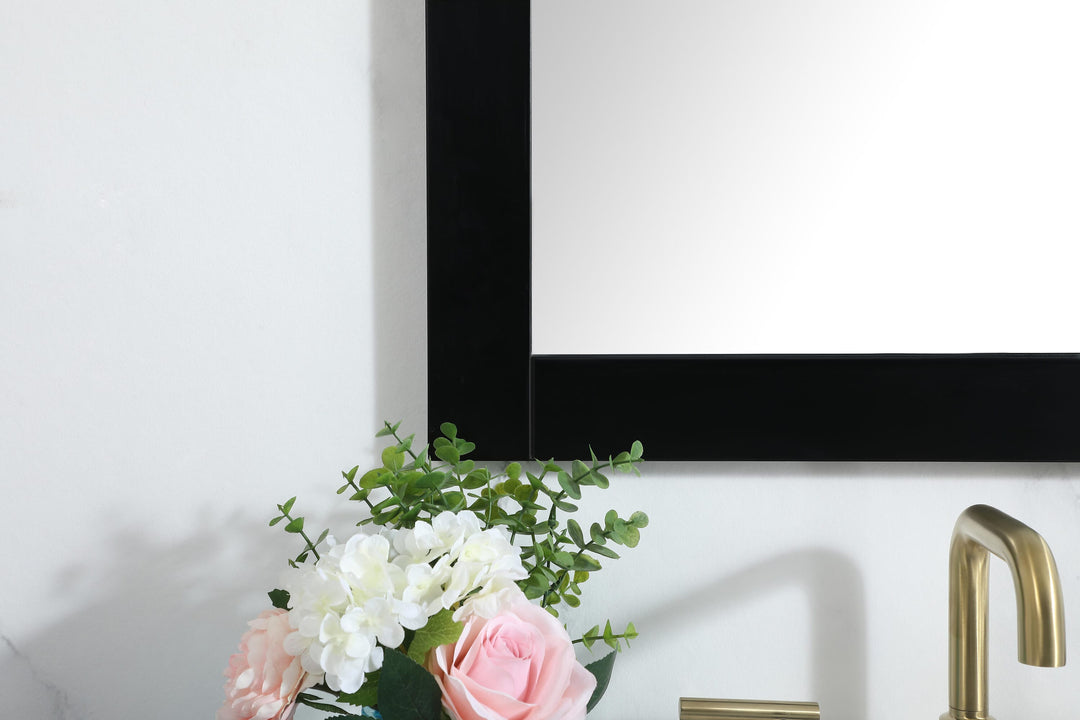 Aqua Rectangle Mirror by Elegant - view 52