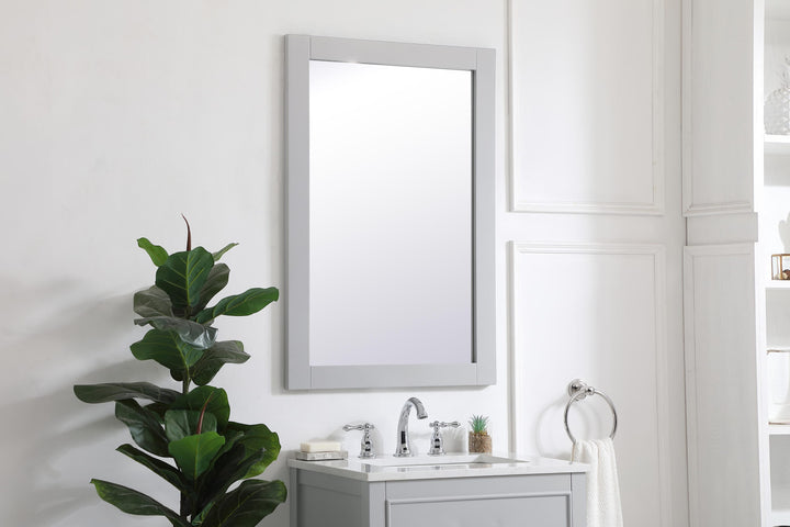 Aqua Rectangle Mirror by Elegant - view 57