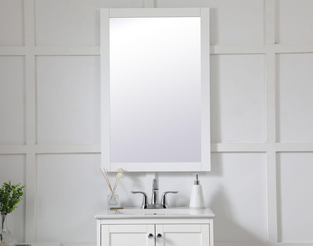 Aqua Rectangle Mirror by Elegant - view 62