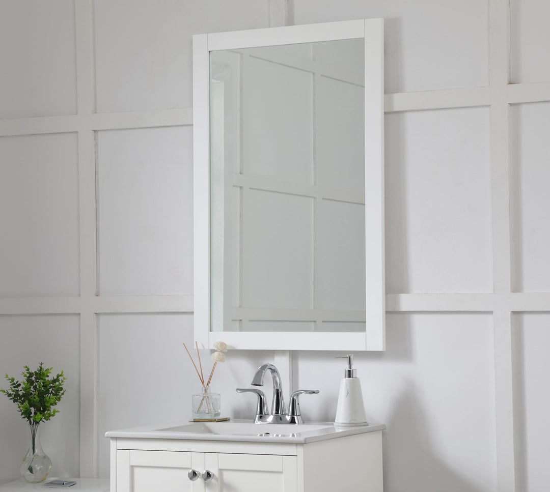 Aqua Rectangle Mirror by Elegant - view 63