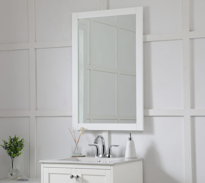 Aqua Rectangle Mirror by Elegant - view 63