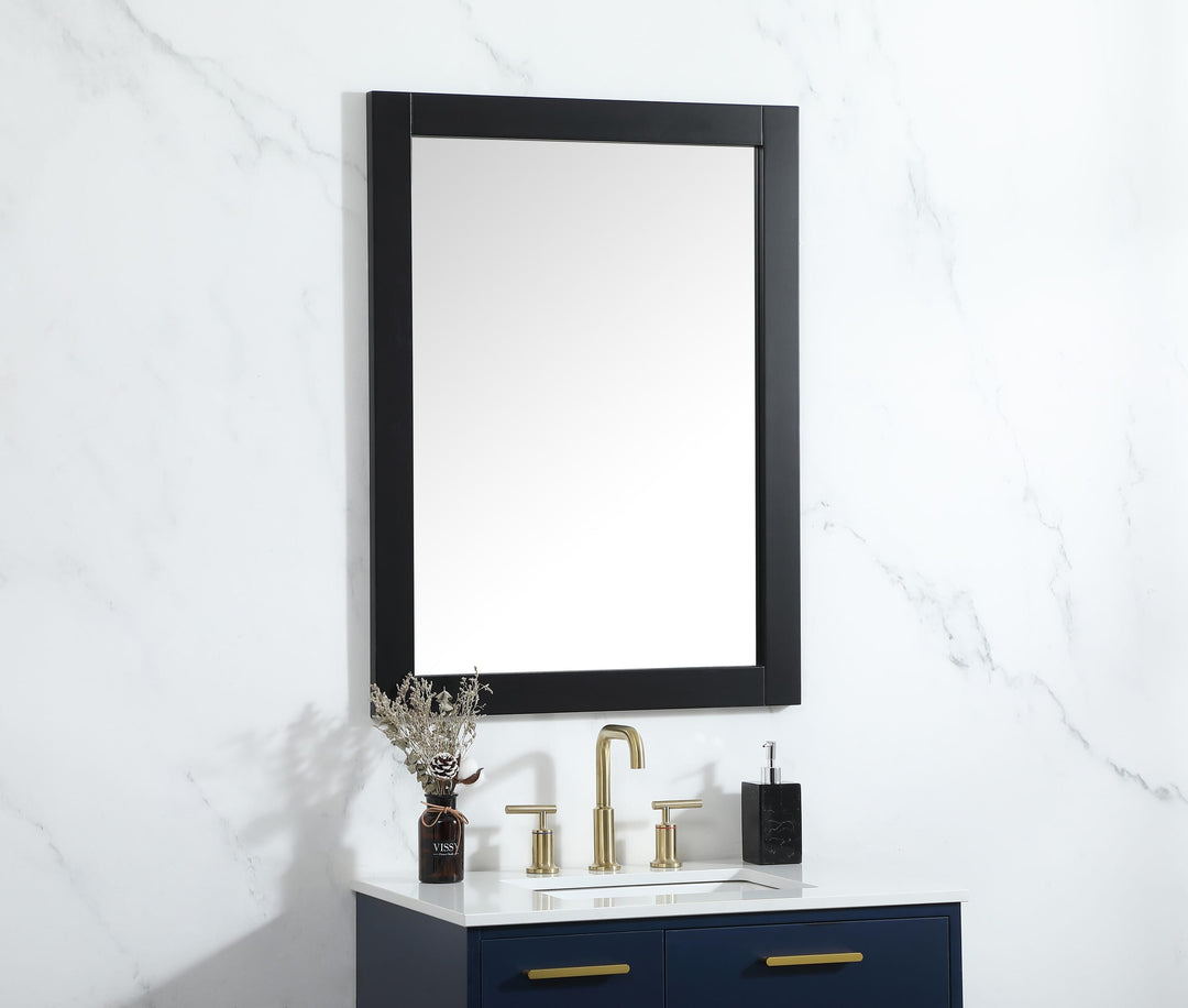 Aqua Rectangle Mirror by Elegant - view 69