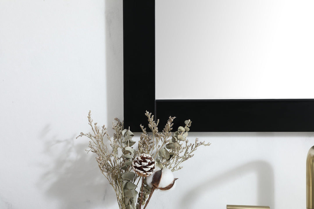 Aqua Rectangle Mirror by Elegant - view 70