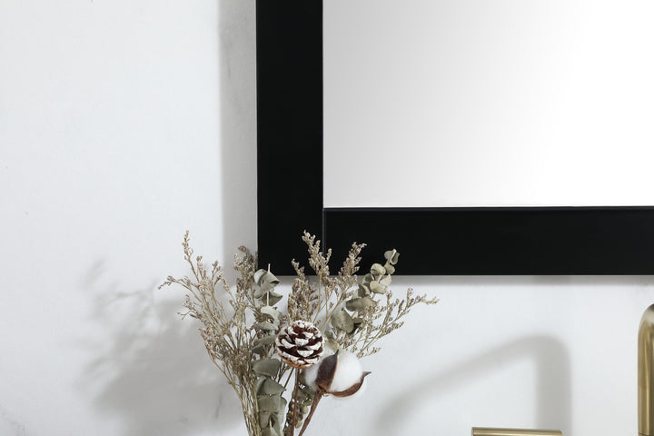 Aqua Rectangle Mirror by Elegant - view 70