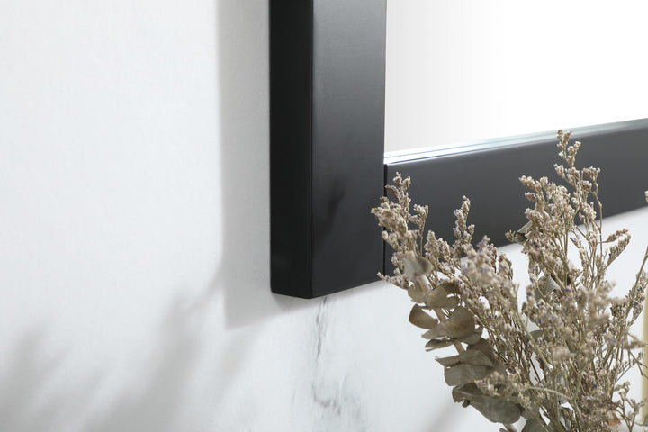 Aqua Rectangle Mirror by Elegant - view 71