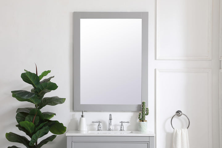 Aqua Rectangle Mirror by Elegant - view 74