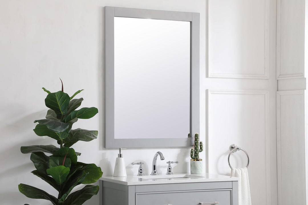 Aqua Rectangle Mirror by Elegant - view 75