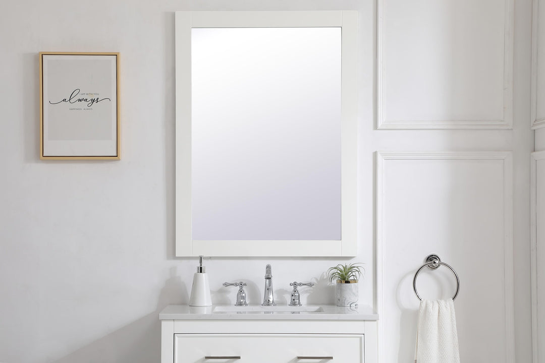 Aqua Rectangle Mirror by Elegant - view 80