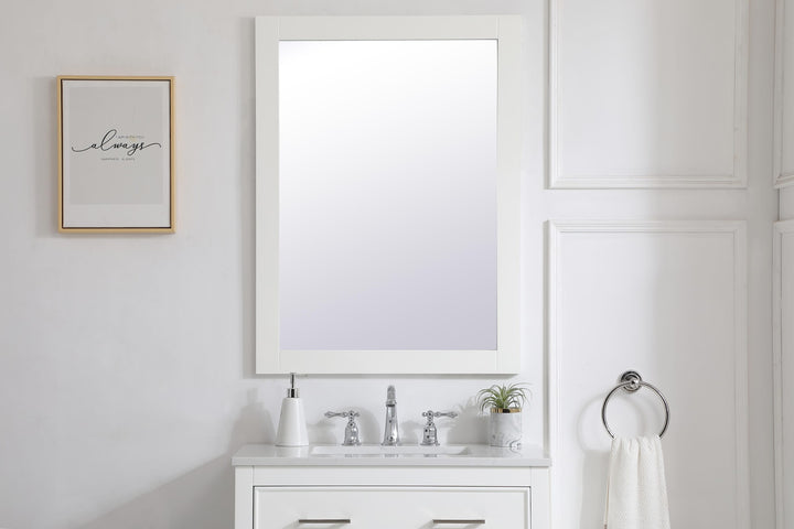 Aqua Rectangle Mirror by Elegant - view 80