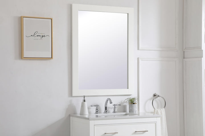 Aqua Rectangle Mirror by Elegant - view 81