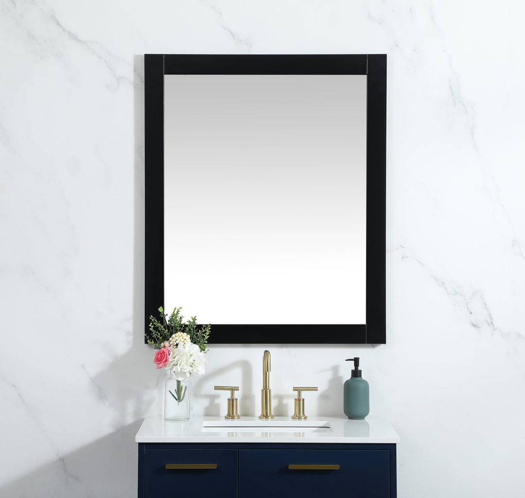 Aqua Rectangle Mirror by Elegant - view 86