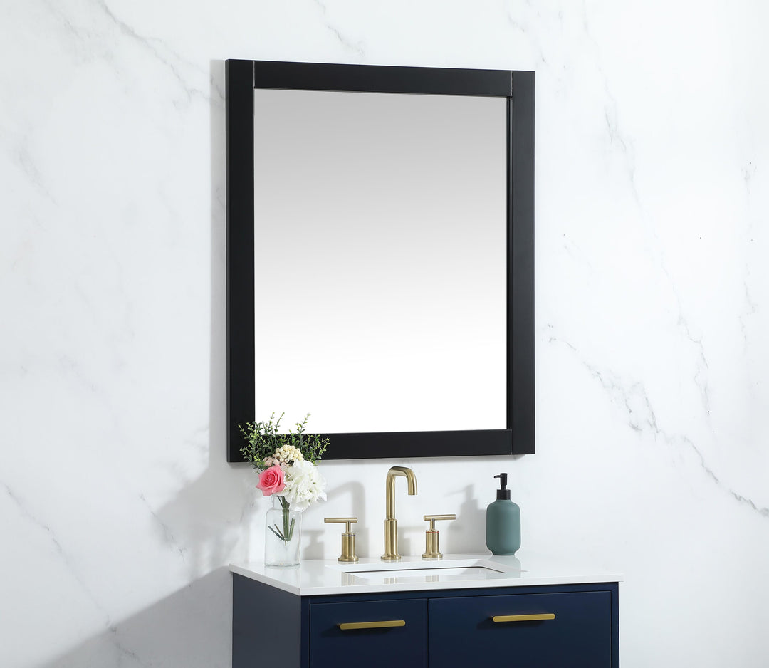 Aqua Rectangle Mirror by Elegant - view 87