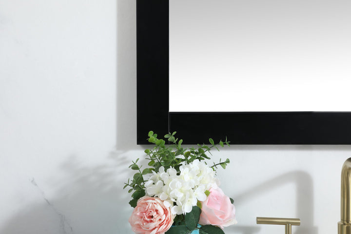 Aqua Rectangle Mirror by Elegant - view 88