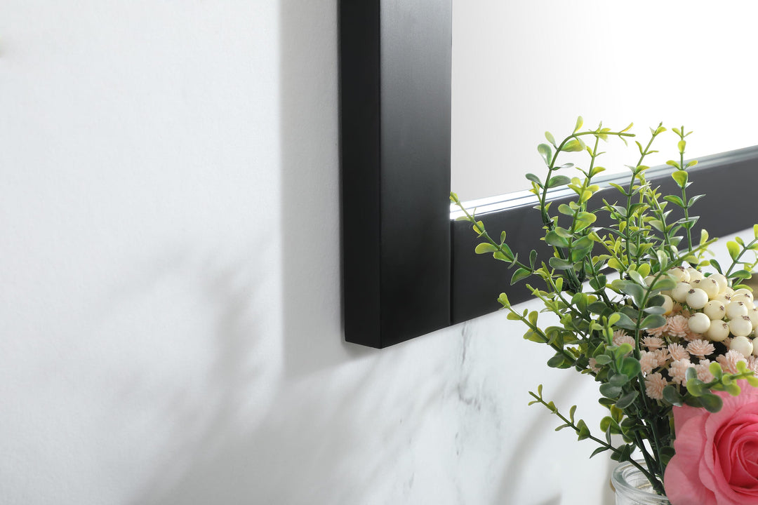 Aqua Rectangle Mirror by Elegant - view 89
