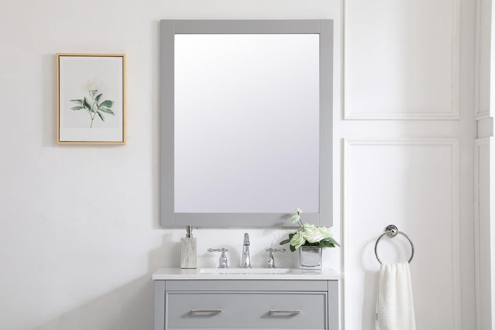 Aqua Rectangle Mirror by Elegant - view 92