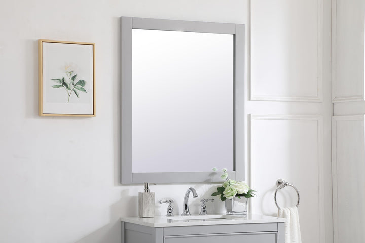 Aqua Rectangle Mirror by Elegant - view 93