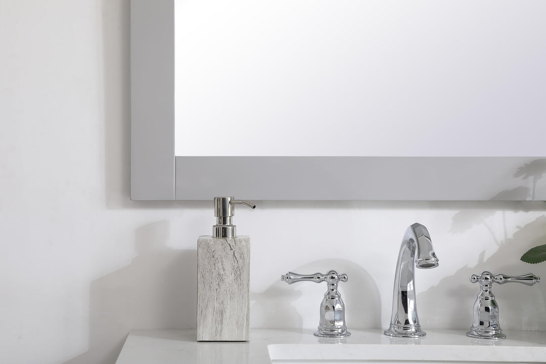 Aqua Rectangle Mirror by Elegant - view 96