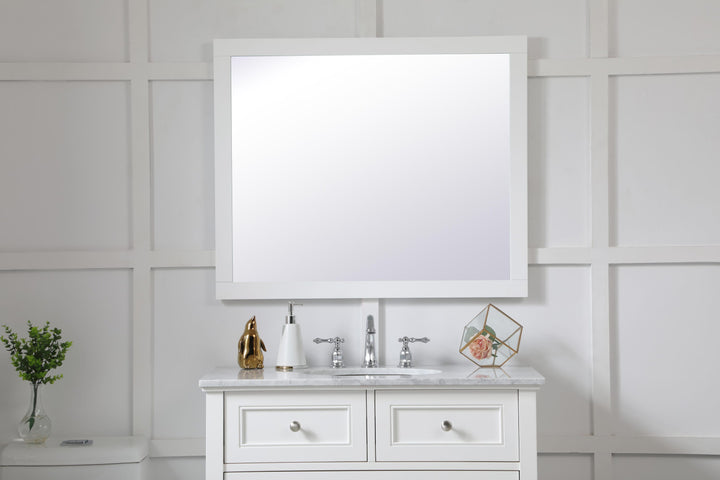 Aqua Rectangle Mirror by Elegant - view 98