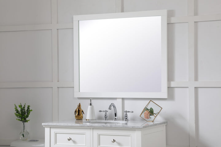 Aqua Rectangle Mirror by Elegant - view 99