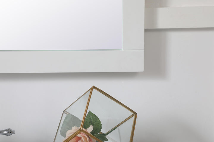 Aqua Rectangle Mirror by Elegant - view 102
