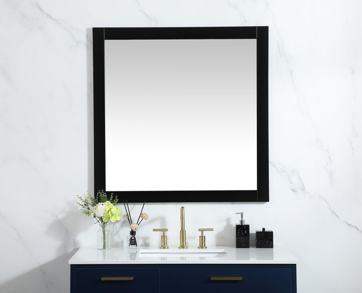 Aqua Rectangle Mirror by Elegant - view 104