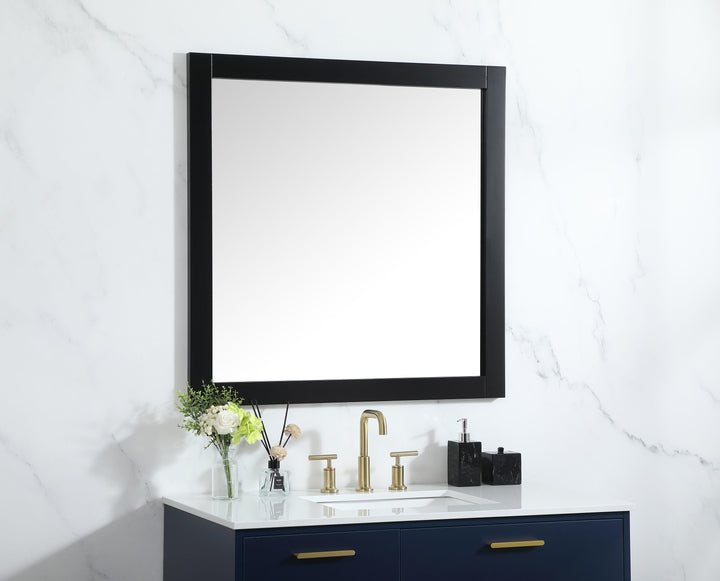 Aqua Rectangle Mirror by Elegant - view 105