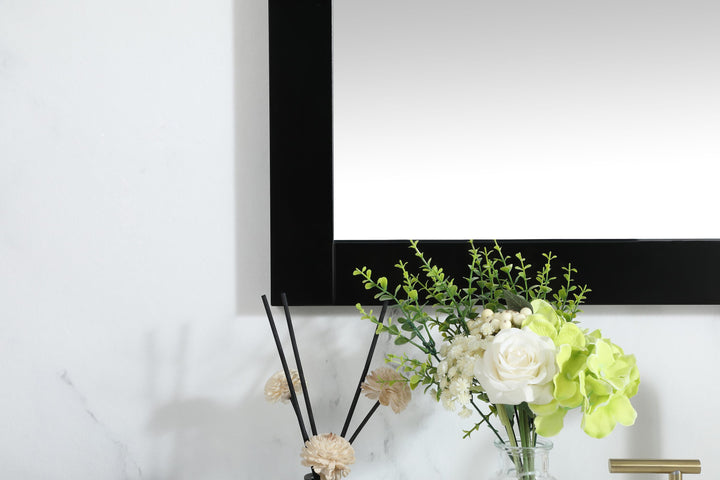 Aqua Rectangle Mirror by Elegant - view 106