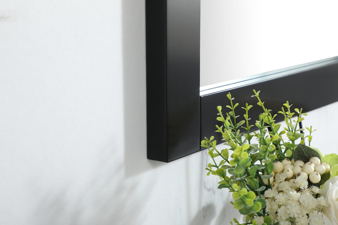 Aqua Rectangle Mirror by Elegant - view 107