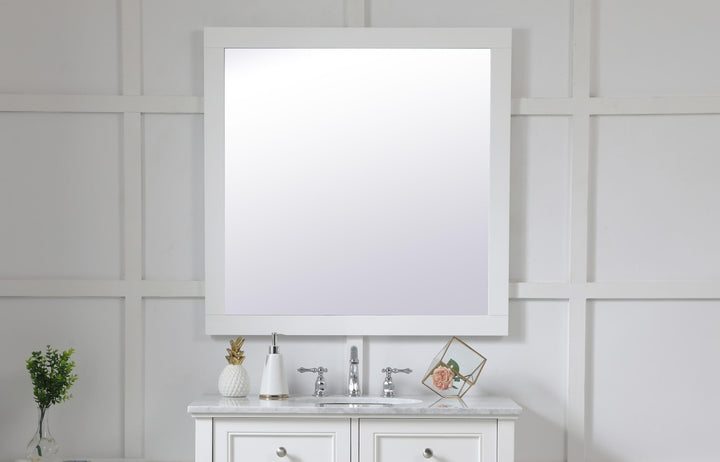 Aqua Rectangle Mirror by Elegant - view 116