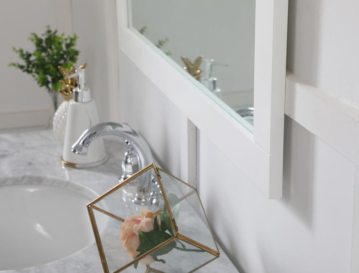 Aqua Rectangle Mirror by Elegant - view 119