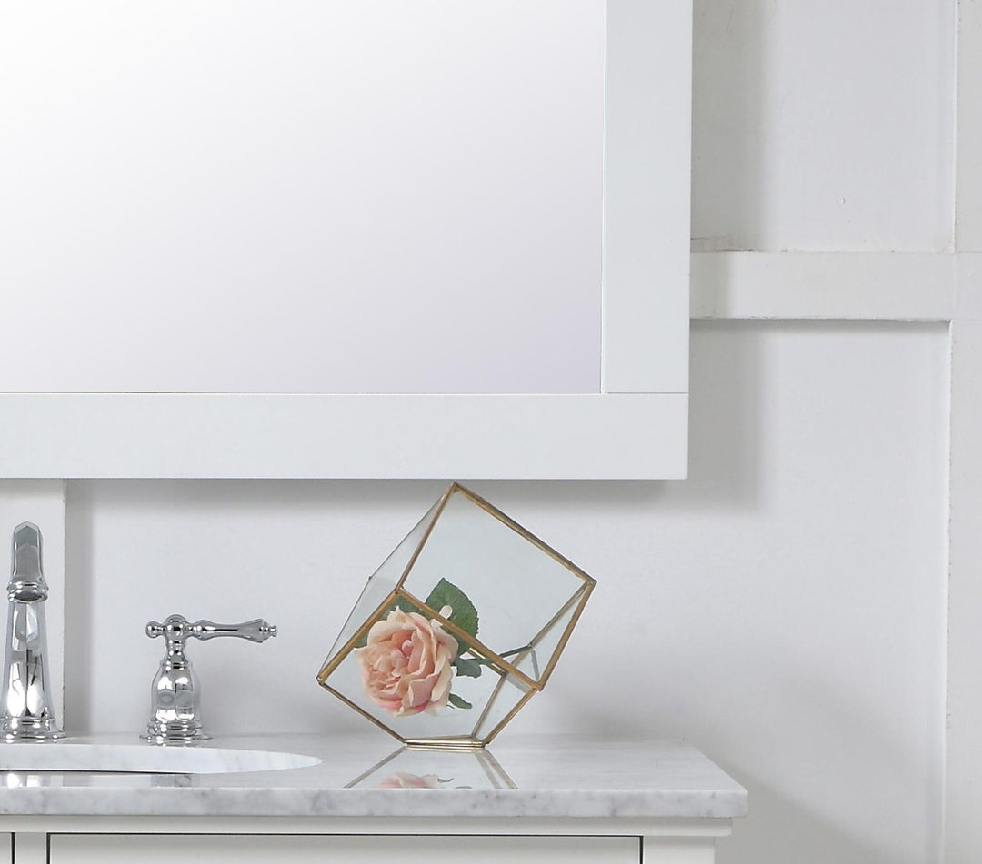 Aqua Rectangle Mirror by Elegant - view 120