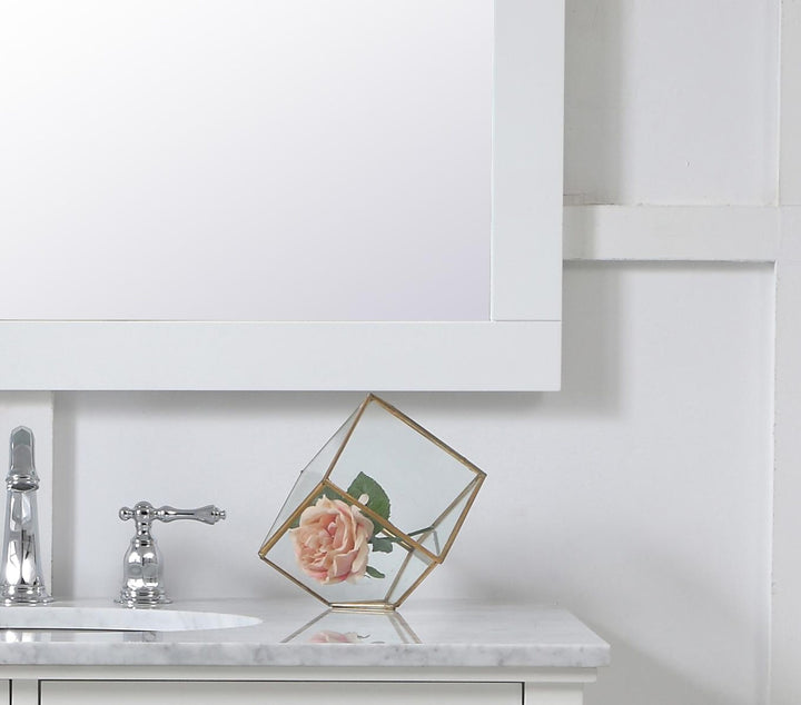 Aqua Rectangle Mirror by Elegant - view 120