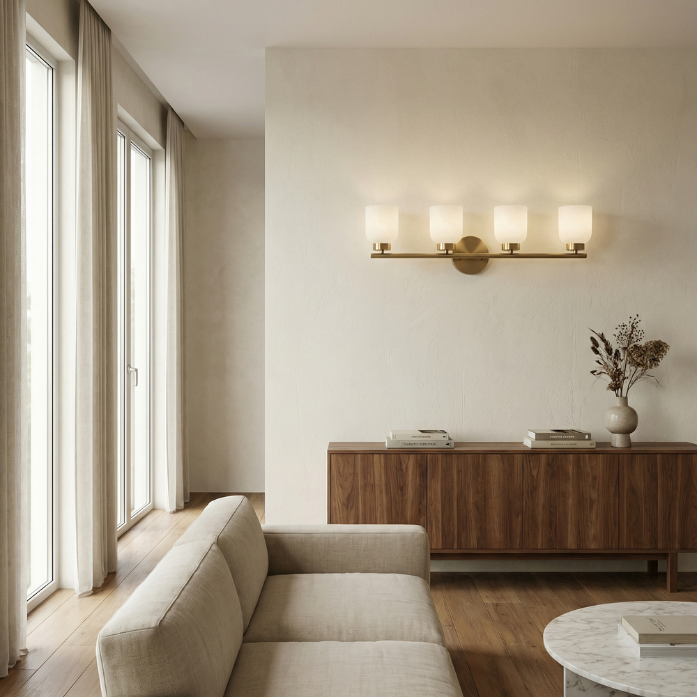 Vonda 4 Light Vanity by Dainolite - view 2