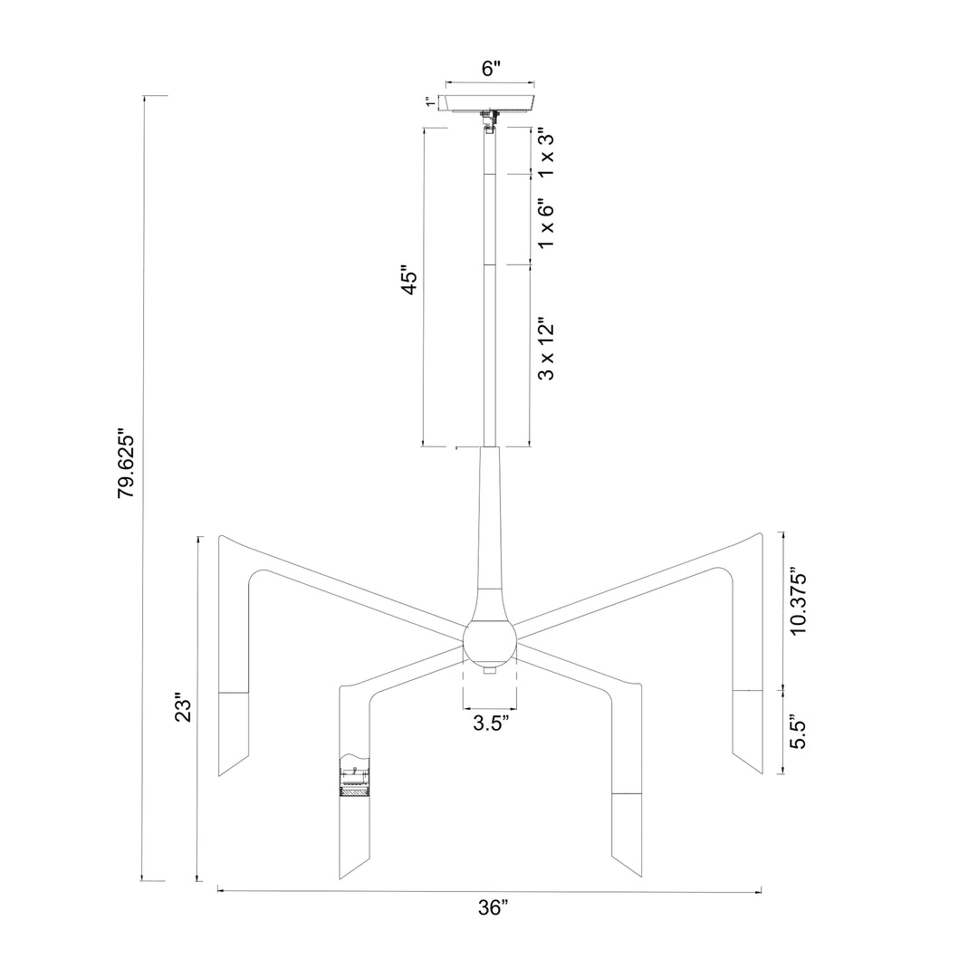 Valenza Reversible Water Glass Chandelier by Zeev - view 20