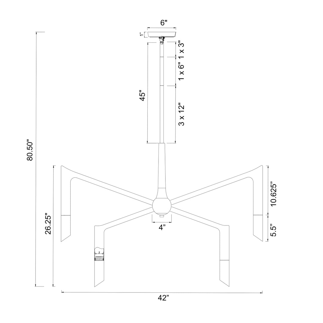 Valenza Reversible Water Glass Chandelier by Zeev - view 35