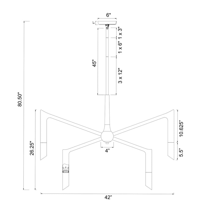 Valenza Reversible Water Glass Chandelier by Zeev - view 35