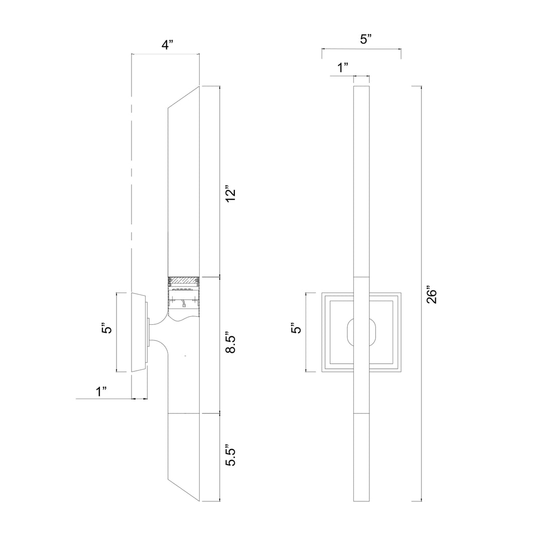Valenza Water Glass Duo Wall Sconce by Zeev - view 7