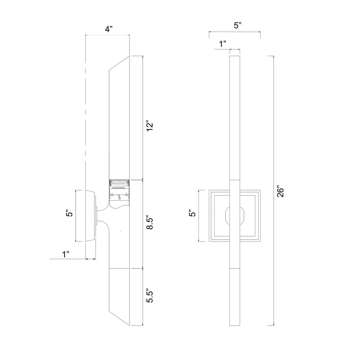 Valenza Water Glass Duo Wall Sconce by Zeev - view 7
