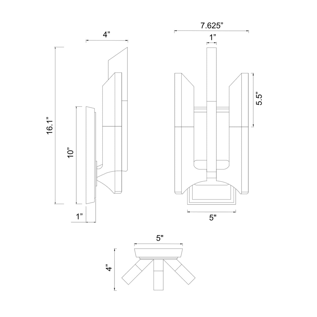 Valenza Water Glass Wall Sconce by Zeev - view 4