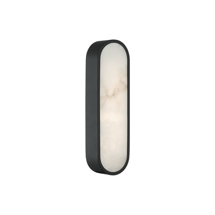 LED Steel Frame with Spanish Alabaster Shade Wall Sconce