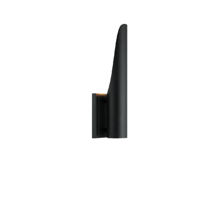 Steel Stylus Frame Wall Sconce in Matte Black by Matteo Lighting