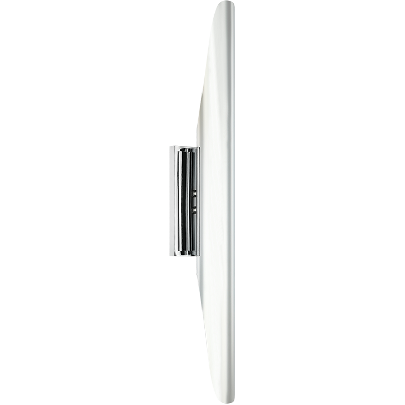 Steel Stylus Frame Double End Wall Sconce in Chrome by Matteo Lighting