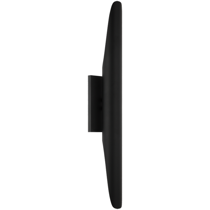 Steel Stylus Frame Double End Wall Sconce in Matte Black by Matteo Lighting