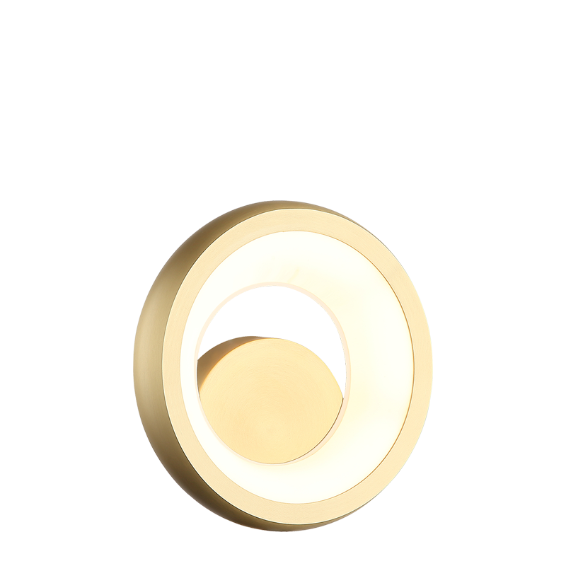 LED Steel Ring with Acrylic Diffuser Wall Sconce