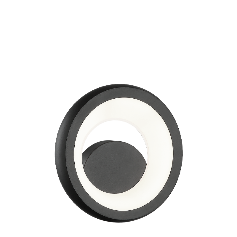 LED Steel Ring with Acrylic Diffuser Wall Sconce